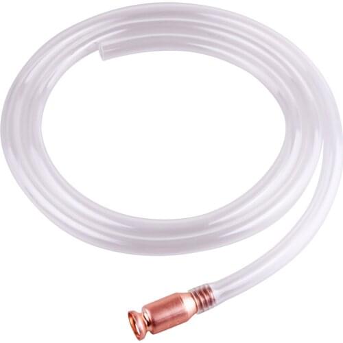 6FT Fuel Water Oil Self Priming Transfer Paint Copper Siphon Hose Jiggler Pump for safely pumps water, fuels