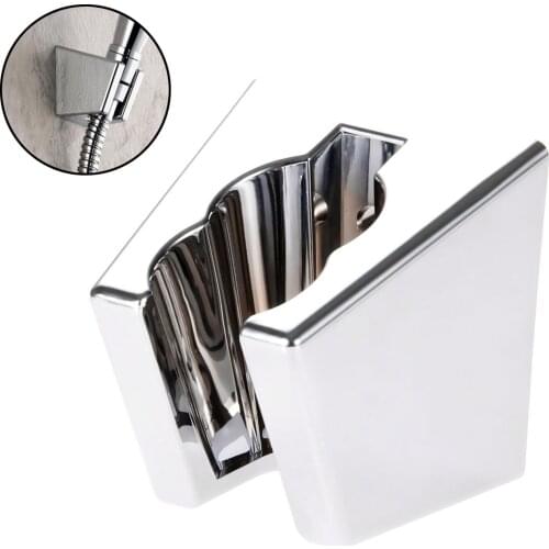 ABS Waterproof Adjustable Bathroom Bidet Shower Head Sprayer Shattaf Wall Mounting Bracket Showerhead Holder Brushed Nickel