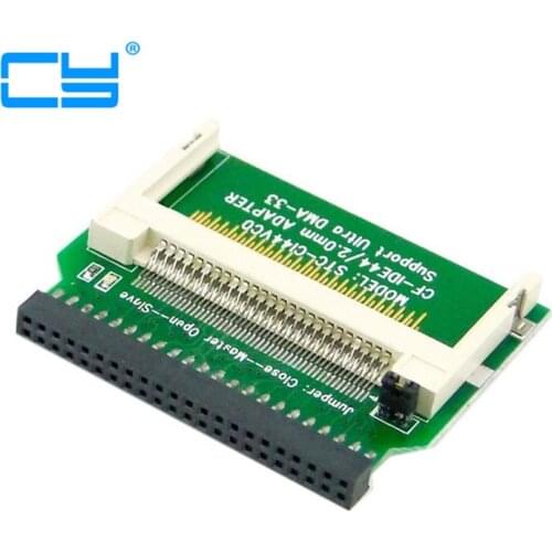 CF Compact Flash Merory Card to 44pin 2.5" Inch IDE Hard Drive SSD Converter Adapter