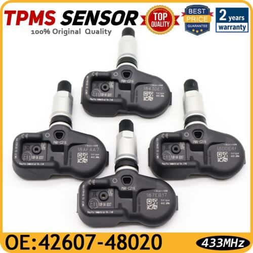 42607-48020 FOR Toyota Land Cruiser Prado C-HR Camry Lexus 2017-2023 433MHz TPMS SENSOR TYRE PRESSURE MONITOR SENSOR PMV-C215