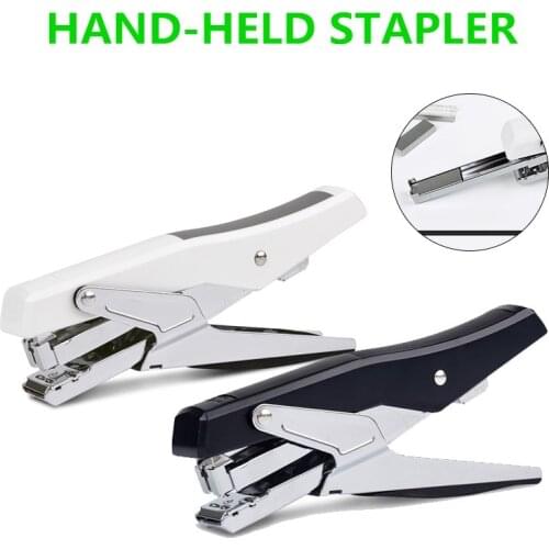 Deli Hand-held Stapler. Stapler Metal Rod Movement Office. Stapler Portable, Easy To Operate, Convenient And Practical