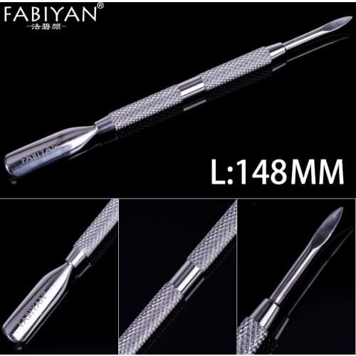 Double Ends 2 Ways Stainless Steel Cuticle Remover Finger Dead Skin Pusher Manicure Metal Nail Art Care Tool Pedicure Cleaner