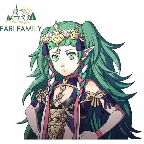 EARLFAMILY 13cm x 12.1cm For Anime Car Graffiti Sticker Fashion Decal Vinyl Material Waterproof Occlusion Scratch For JDM SUV RV