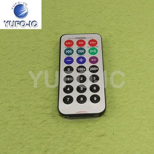 Free Ship 5pcs Single-Chip Microcomputer 51 Remote MP3 Remote Control Infrared Remote Controller 21 Button (With Battery)