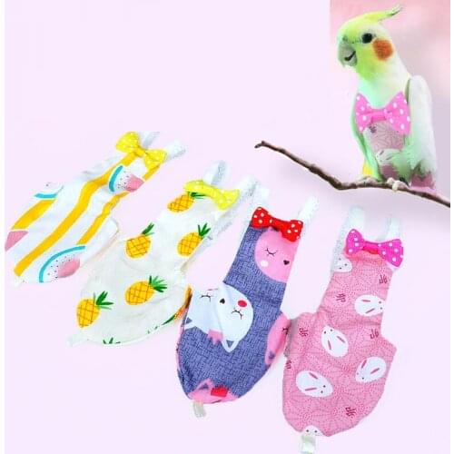 New Pet Bird Clothes Diapers Poop Pocket Diapers Flight Suits Pigeons Parrots Diapers