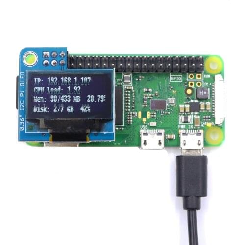 1PCS PiOLED-128x64 0.96inch Inch OLED Display Module for Raspberry Pi