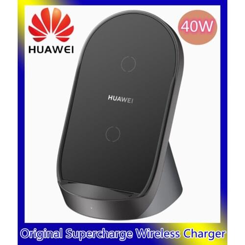 Original P30 Pro Huawei SuperCharge CP62 Max 40W Fast Wireless Charger Dual Coil Charging For Mate 40E 30 20 Pro P40 Pro