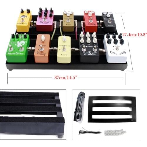Electric Guitar Effect Pedal Board 470x270x40mm Portable guitar pedal board for Guitar Accessories guitar parts