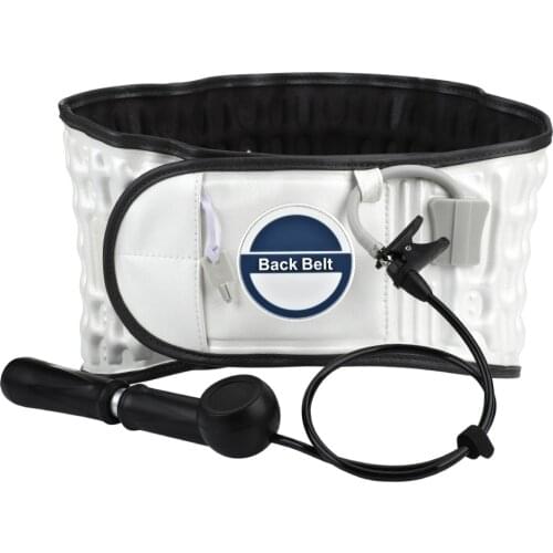 Lumbar Support Belt Waist Air Traction Brace Spinal Back Relief Belt Waist Support Belt Pain Relief Unisex Massager