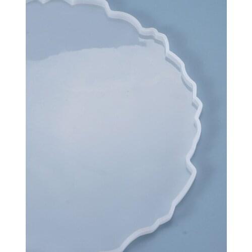 R2LE Crystal Epoxy Resin Mold Fruit Plate Tray Casting Silicone Mould DIY Crafts Jewelry Making Tools