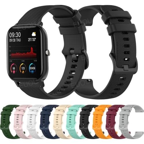 Silicone Band For COLMI Watch Strap Wristband For COLMI P8 Plus P12 P9 Land/V23 Pro Wriststrap Watchband Bracelet Accessories