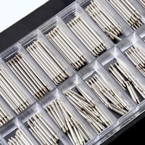 8mm-25mm Watchmakers Watch Spring Bars Strap Link Pins Stainless Steel Repair Kit Tool