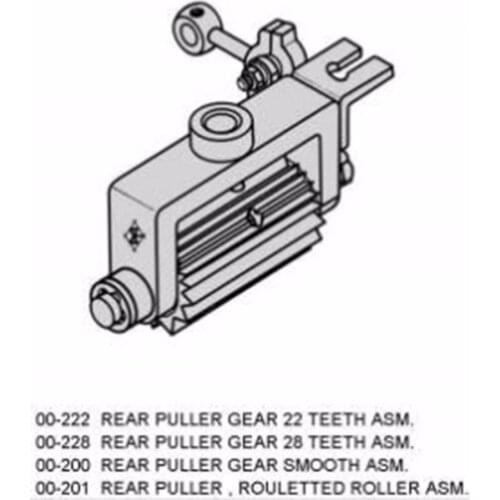 00-222 REAR PULLER GEAR 22TH ASM