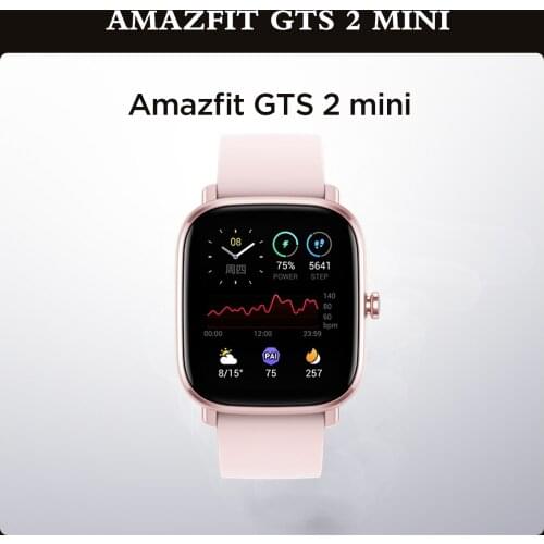 Amazfit GTS 2 Mini Smartwatch GPS Bluetooth-compatible Female Cycle Tracking Smart Man Woman Watch For Android iOS Phone