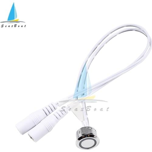 LED Dimmer 12V Touch Button Control Stepless Dimmable Switch For LED Strip Light DC 5V -24V