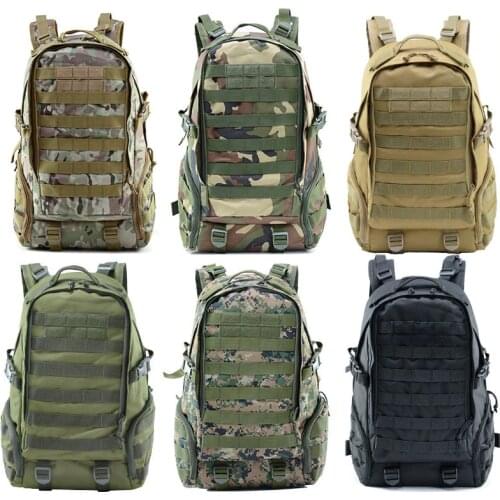 Molle Tactical Bag Outdoor Hunting Camouflage Backpack Army Fan Equipment Camping Back Pack Hiking Travel Trekking Backpack