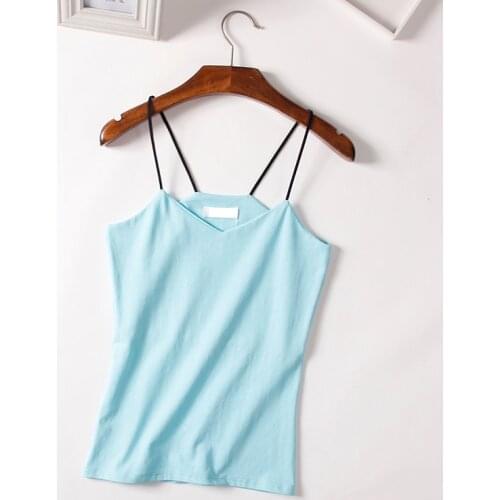 Sexy crop top women 2019 summer camis cropped tops blusa sleeveless v neck bustier striped white tank top 6 colors women tops