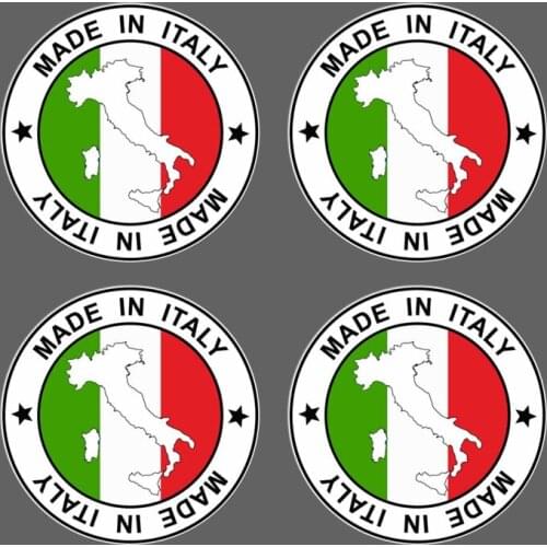 High Quality Car Sticker Made In Italy Map Flag Accessories Vinyl Decal Cover Scratches for Mercedes Kia Rio Lancer