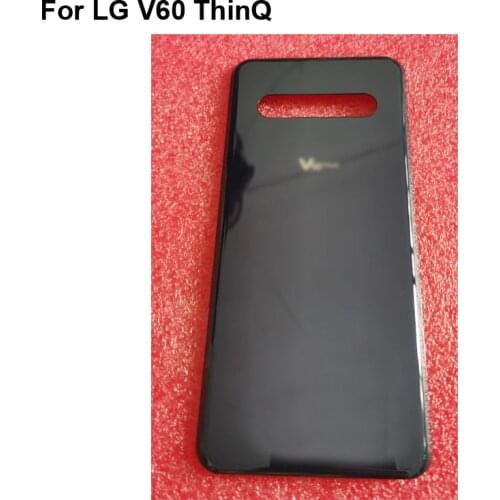 For LG V60 ThinQ Back Battery Cover Rear Door Housing case Rear Glass Replace parts For LG V 60 ThinQ
