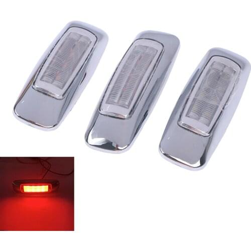1Pcs 24V LED Side Marker Lights Truck Warning Tail Light Signal Brake Lamps