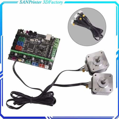 3D printer accessories for CR-10 CR-10S/Ender-3 stepper motor line Double Z-axis motor cable 1.5m