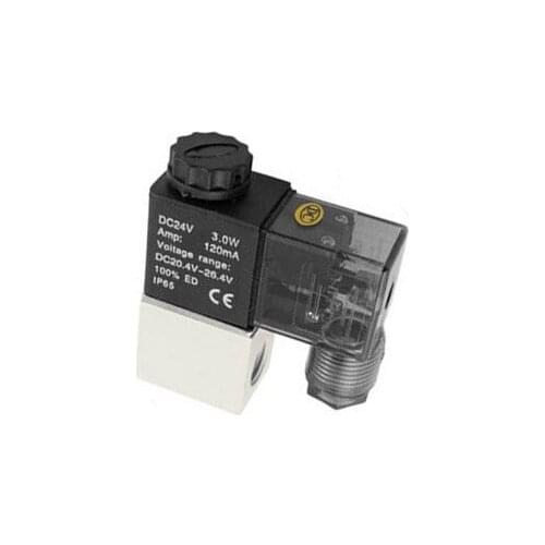 Free Ship 1/4" 2 Way Electric Pneumatic Air Solenoid Valve 2V025-08 AC110V