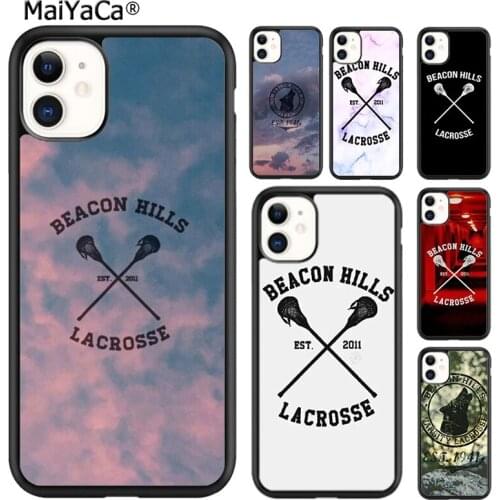 MaiYaCa Beacon Hills Lacrosse Logo Teen Wolf Phone Case For iPhone SE 6 6s 7 8 plus X XR XS 11 12 pro max Samsung Galaxy S9 S10