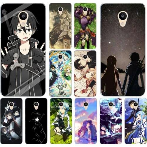 300D Sword Art Online SAO Anime Manga Soft Silicone Cover Case for Meizu M2 M3S M3 M3S M5S Mini M3 note M5 M6 M6 note U10 U20