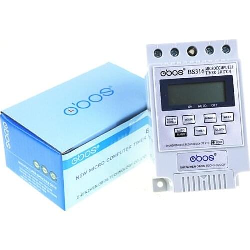 KG316T Digital Microcomputer Timer Switch AC220V, BS316 Time Control Delay Switch, High Quality Controller