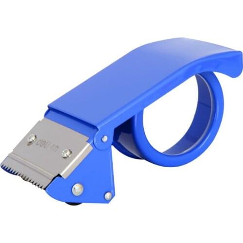 Deli Metal Carton Sealer 60mm Width Tape Cutter Dispenser Manual Sealing Device Packager Cutting Machine Carton Sealing Tools