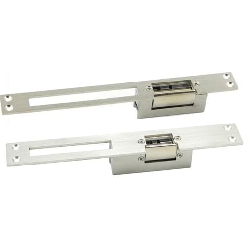 Long Type Europ Type Electric Strike Door Lock Power To Open NO Good Quality Door Access Control 12V Electric Lock 240A/250KA