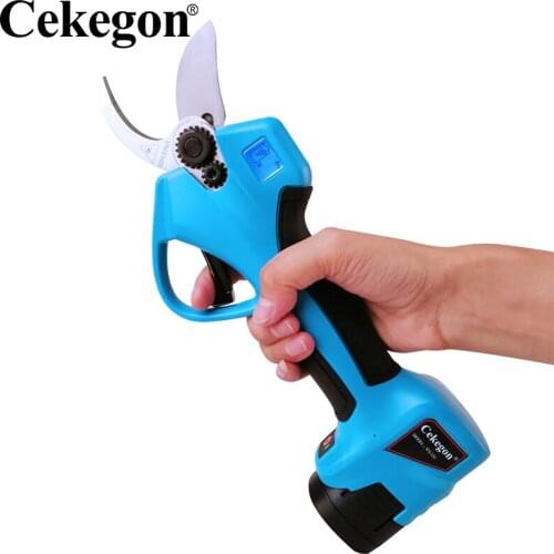 Cekegon electric pruner gardening electric pruning shears pruning shears battery pruning shears electrical all for garden tools