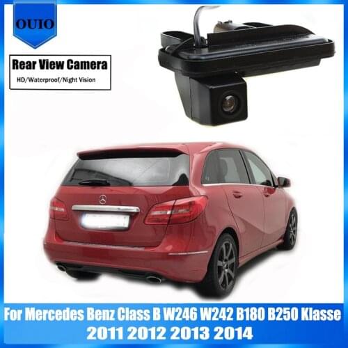 HD rear camera For Mercedes Benz Class B W246 W242 B180 B250 Klasse 2011 2012 2013 2014 Trunk Handle Parking Reversing Camera