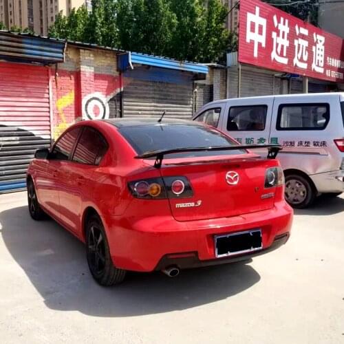 For Mazda 3 M3 Spoiler High Quality ABS Material Car Rear Trunk Wing Accessories Body Kit 2006 2007 2008 2009 2010-2015