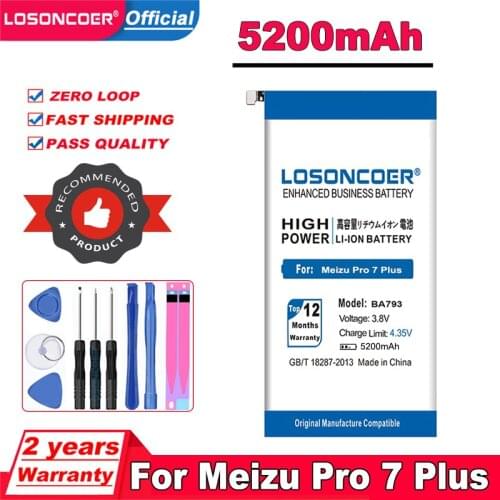 LOSONCOER Meizu PRO 7 Plus Phone Batteries China