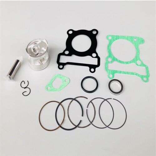 Motorcycle 49mm Piston 13mm Pin Ring 1.0*1.0*2.0mm Gasket Set For Yamaha JOG100 JOG 100 RS100 RSZ100 149QMG Engine Spare Parts