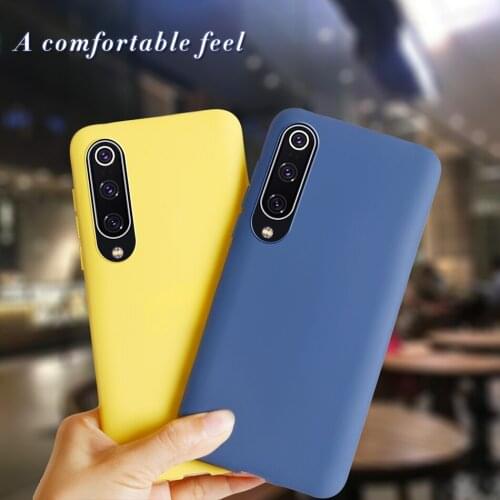 Candy Color Soft TPU Case For Xiaomi Mi 9 Mi9 SE Cover Case Matte Silicone Phone Case For Xiaomi Mi 9 Cover Funda Xiaomi Mi 9 SE