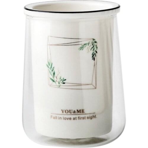 Nordic Kitchen Supplies Ceramics Seasoning Box Spice Jar Glass Chopstick Holder Tableware Storage Finishing Box