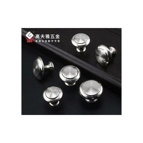 1pcs Solid Single Hole Furniture Hardware Accessories Drawer Door Handle Cabinet Wardrobe Pull Handle Knobs
