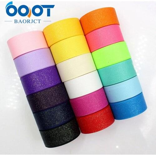 OOOT BAORJCT 178081 ,22MM solid shiny Grosgrain ribbon , 10 yards, DIY hanproduction headwear accessories, Decorative materials