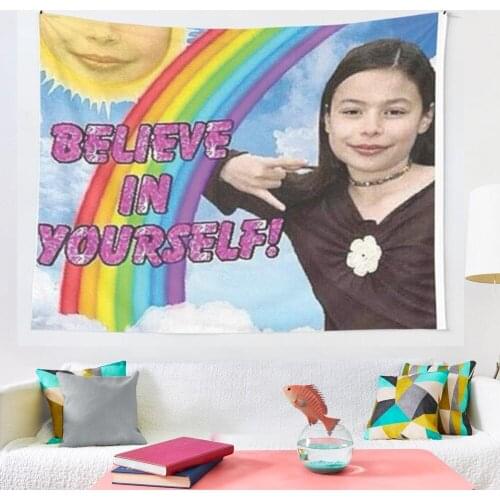Believe In Yourself Tapestry Wall Hanging Tapestry for Home Dorm Fantasy Decor