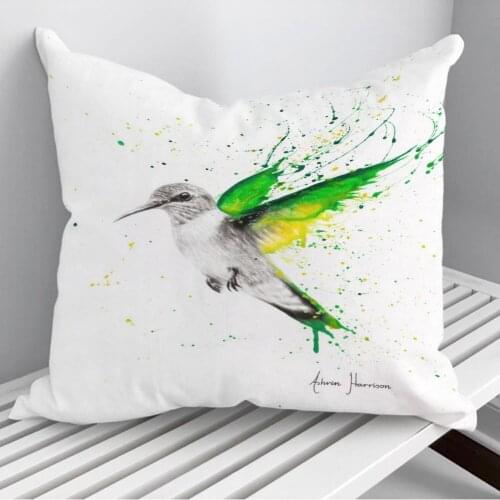 Bird Of Emeralds Throw Pillows Cushion Cover On Sofa Home Decor 45*45cm 40*40cm Gift Pillowcase Cojines Dropshipping