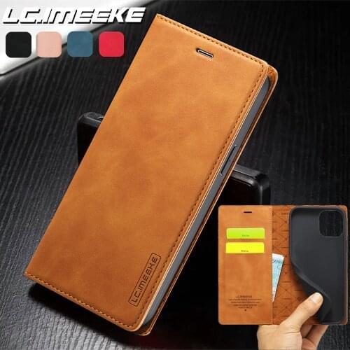 Luxury Ultra Magnetic Leather Wallet Case For iPhone SE 2020 12 Mini 11 Pro XS Max XR X 6 7 8 Plus Card Holder Stand Phone Cover
