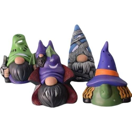 Garden Resin Gnome Ornaments Home Decoration For Patio Yard Lawn Porch Gardening Gifts Halloween Party Supplies Home Decor