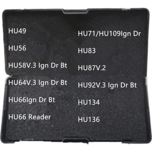 LiShi 2 in 1 HU49 HU46 HU56 HU58 HU64 HU66 HU83 HU87 HU92 HU100 HU100 10 cut HU101 Locksmith Tools For All Types