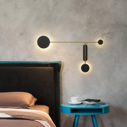 Modern Led Wall Lamp Nordic Sconces Lighting Minimalist Living Bedroom Restaurant Dining Home Indoor Decoration Luminaire Lights
