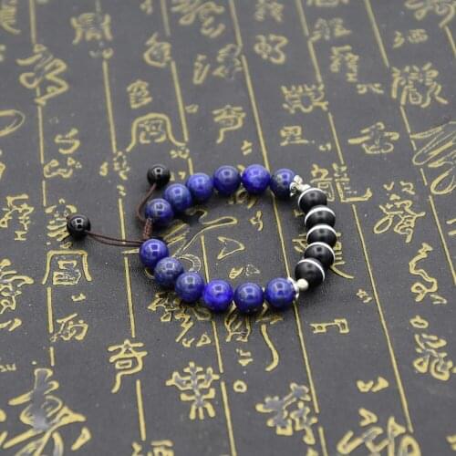Tibetan DZI Bracelet 10mm Red/White Agate Beads DZI Beads Weave Female Bracelet Free Shipping