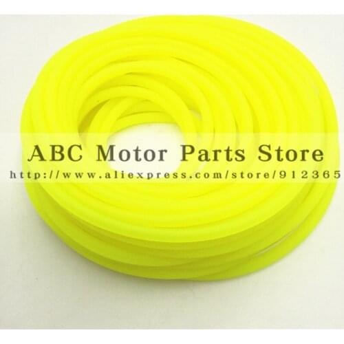 20M Green Yellow fuel pipe,oil hose universal for motorcycle, motorcross scooter and dirt bike, ATV fuel tube 8x5mm fuel hose