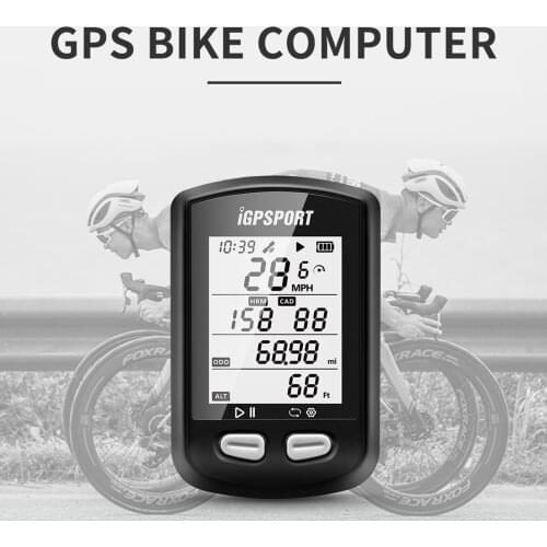 GPS Bike Computer BT5.0 ANT+ Wireless Bicycle Computer with Auto Backlight IPX6 Cycling Computer GPS Bike Computer