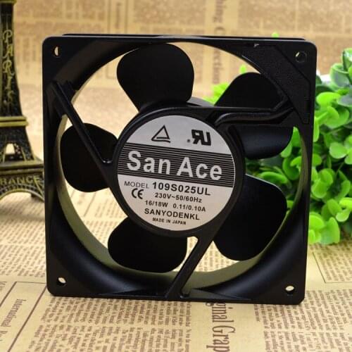 109S025UL 230V original authentic Japan FOR Sanyo SANYO 120*120*38 aluminum frame AC fan